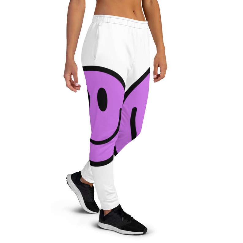 smiley face joggers