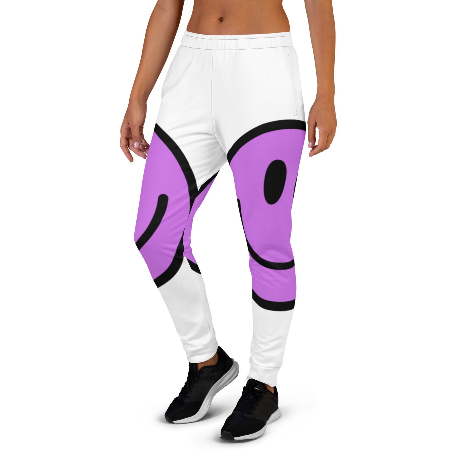 smiley face joggers