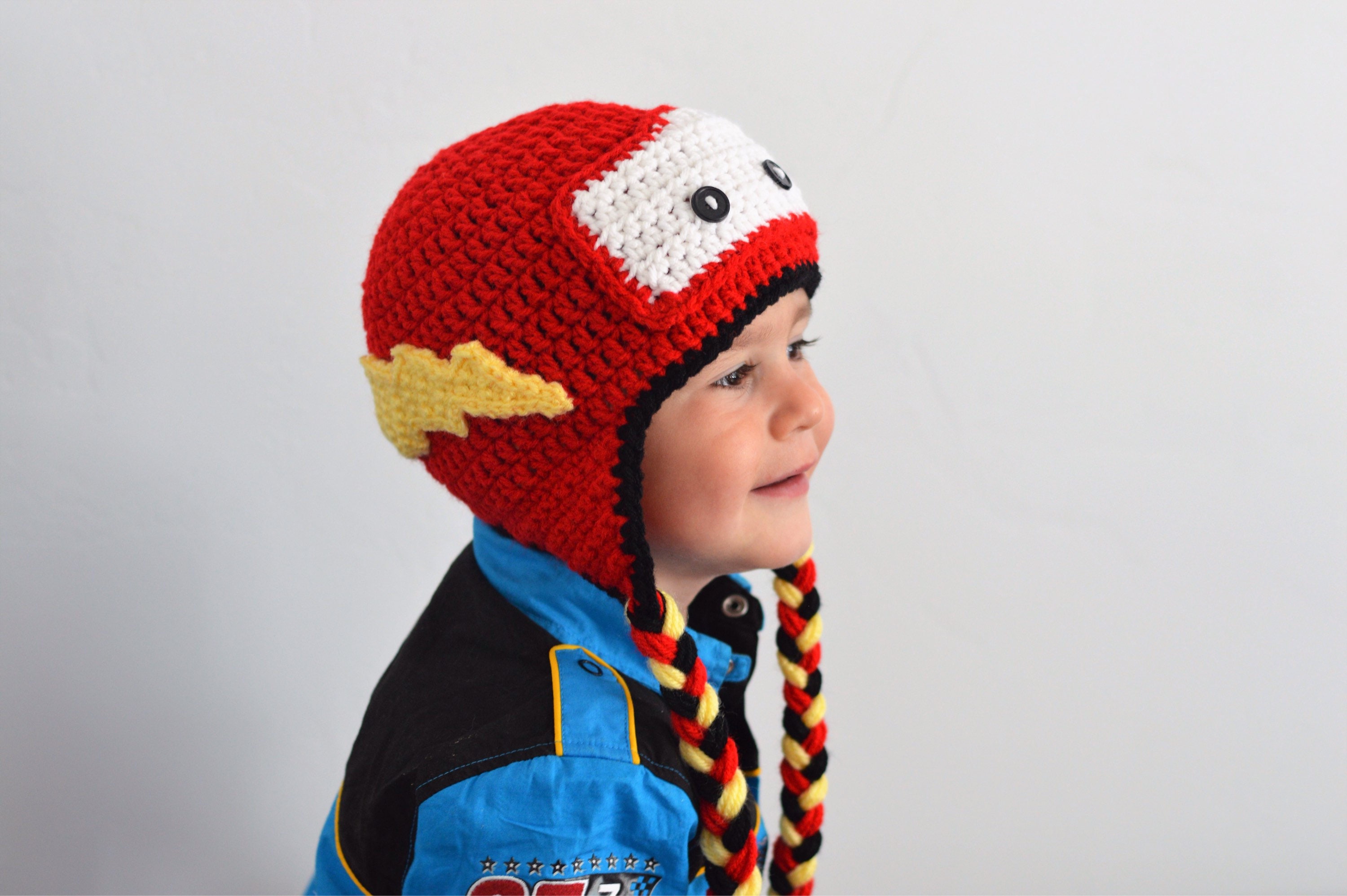 Disney Pixar Cars Lightning McQueen Toddler Boy's Hat & Mittens