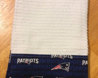 Plato de fútbol de los Patriots de Nueva Inglaterra/paños de cocina