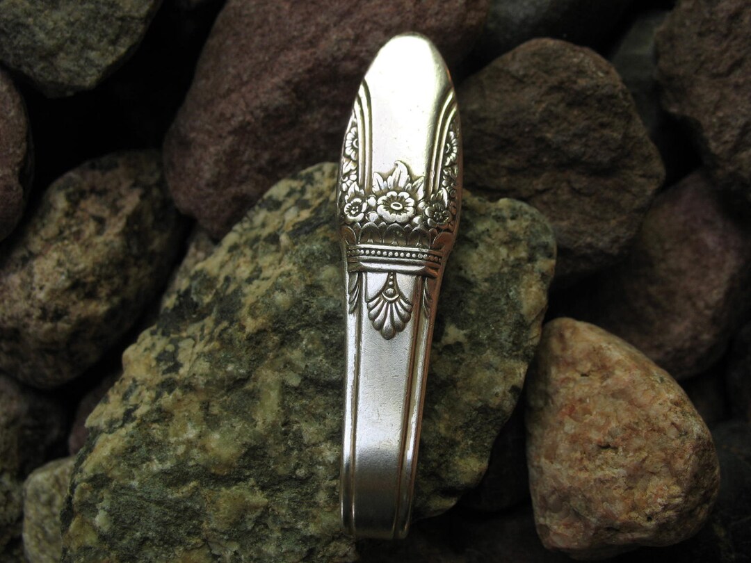 Antique Floral Silverware Money Clip MC132 Western Skies Etsy