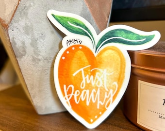 Sticker Just Peachy