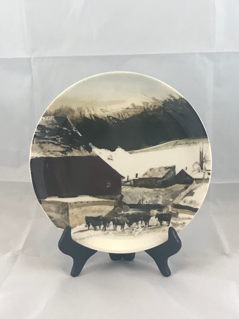 Jensen 1971 The Andrew Wyeth Plate The Kuerner Etsy