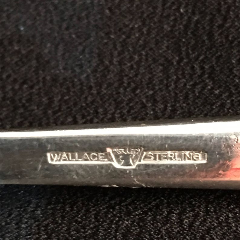 CP-0025 Wallace /& Sons Sterling Grande Baroque Pierced Table Serving Spoon