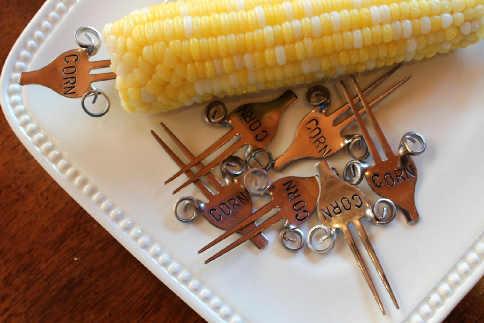 Fork Corn on the Cob Holders 4 Pairs Etsy