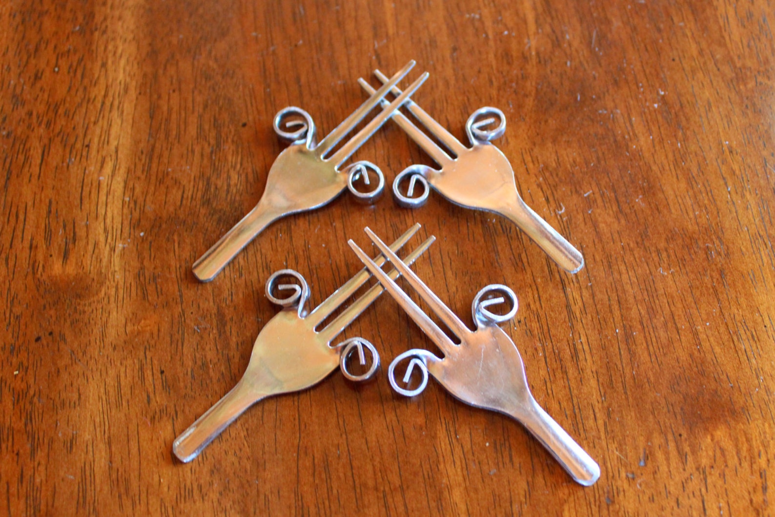 H'orderves / Relish Fork or Corn Cob Holders Set of 4 Etsy