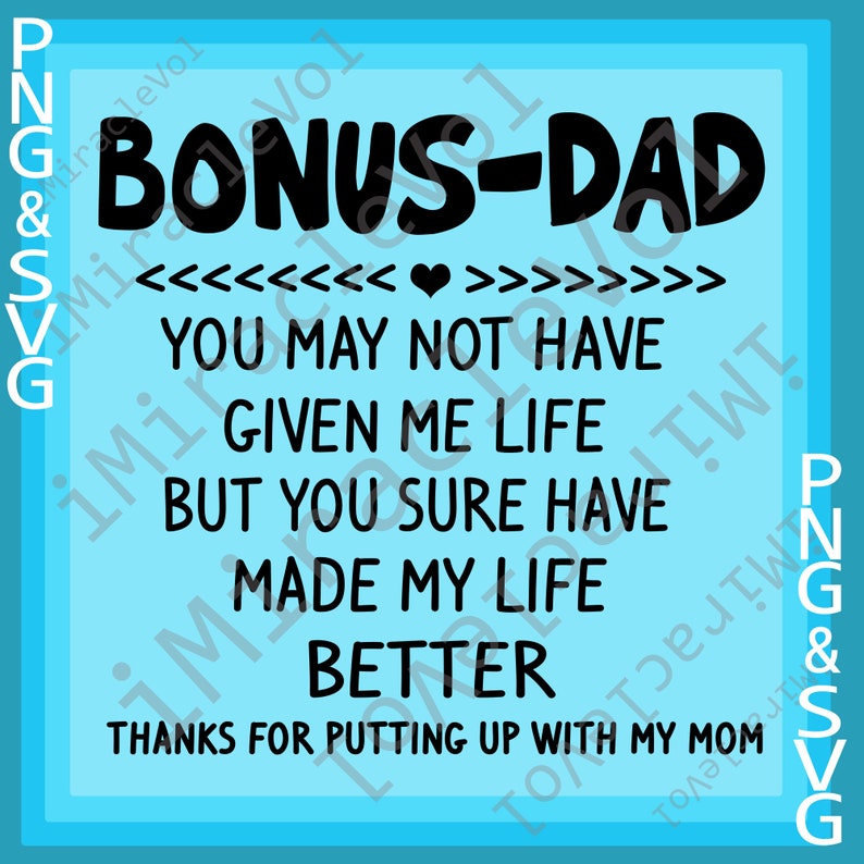 Download Bonus Dad Png Svg Funny Bonus Dad Saying Png SvgStep Dad ...