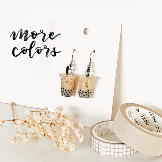 Etsy boba earrings deals