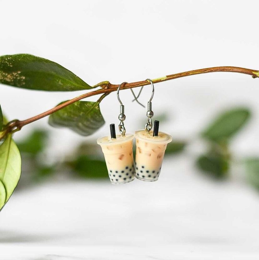 Boba earrings sale