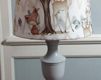 woodland nursery lamp shade