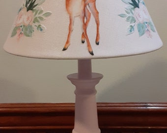 woodland nursery lamp shade