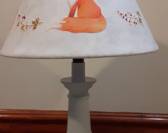 woodland nursery lamp shade