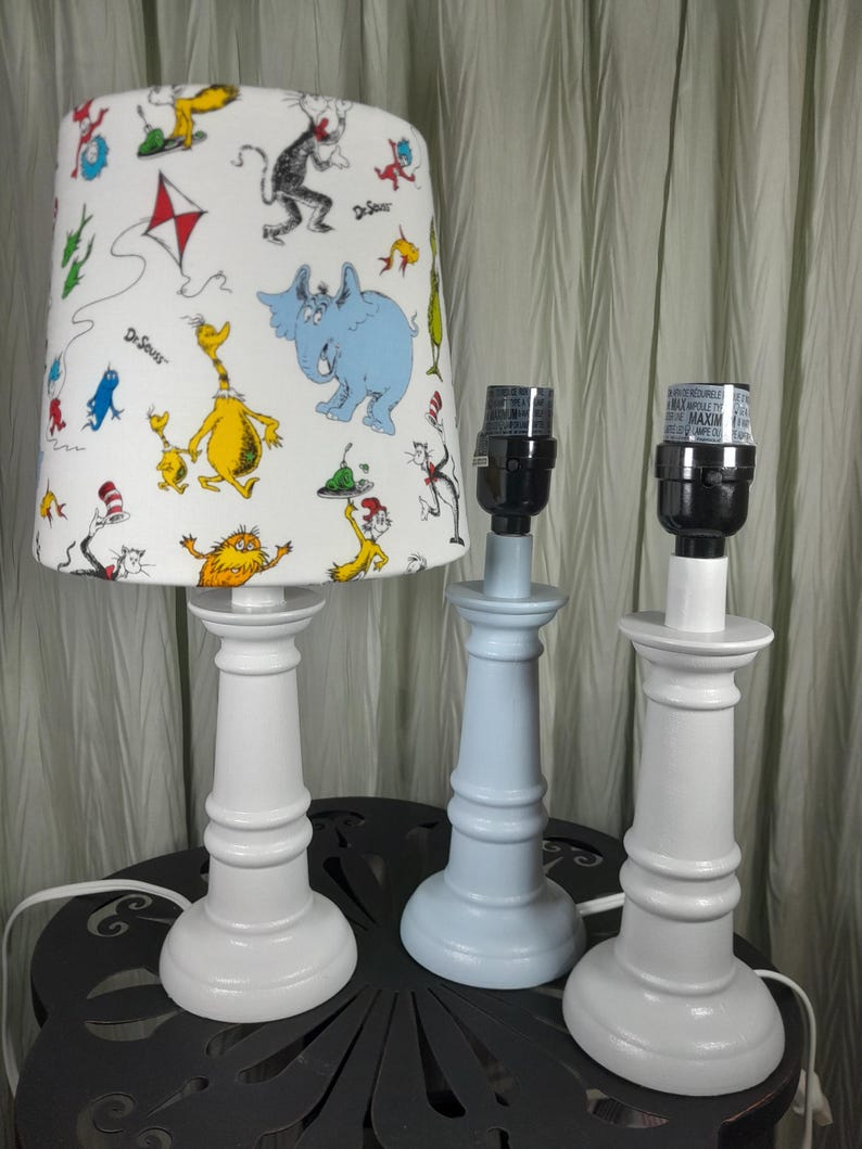 Dr Seuss Accent / Nursery Lamp, Horton the Elephant Baby Child's Lamp ...