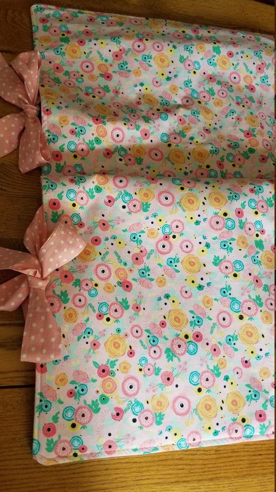 New Floral Crib Sheet Protector Boho Waterproof Cribsheet Etsy