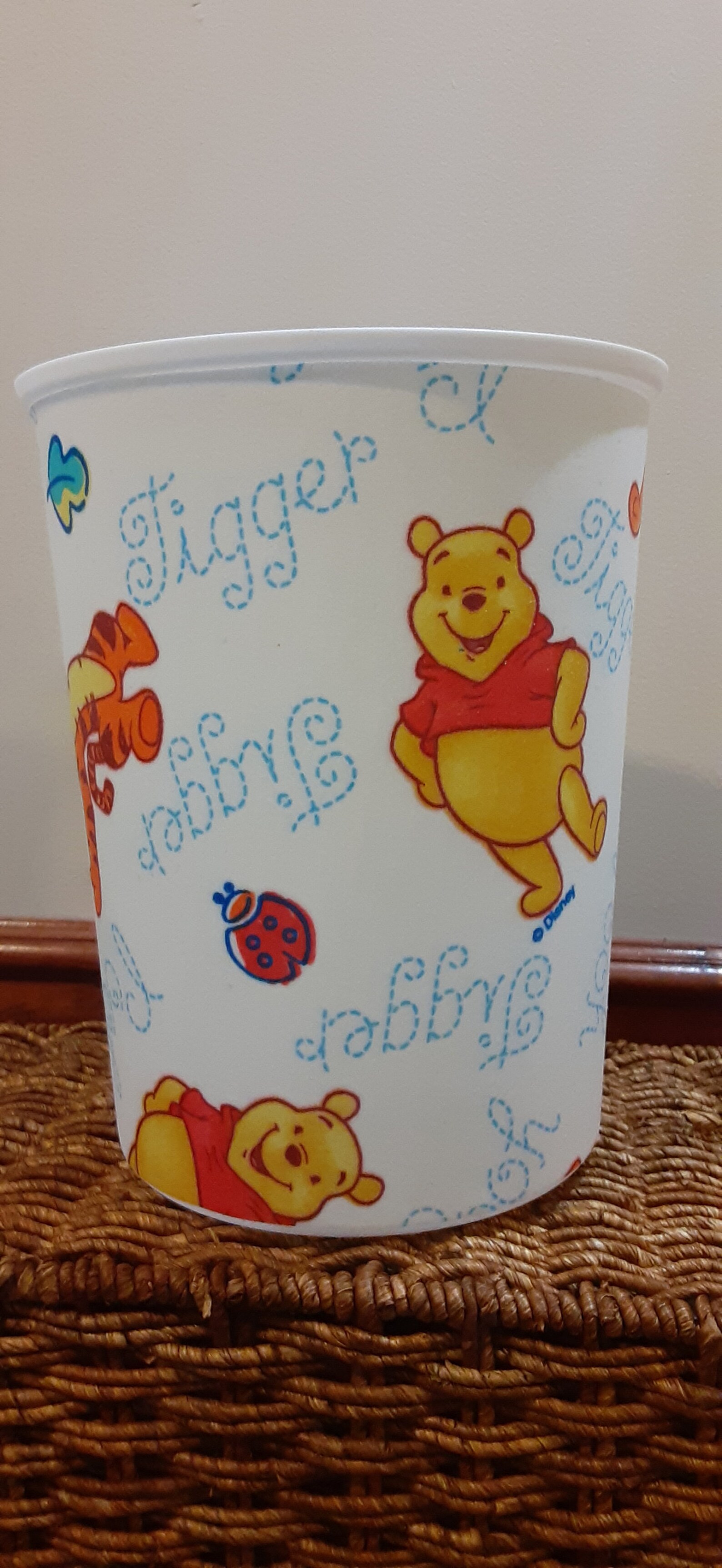 Winnie the Pooh Nursery wastebasket / trash can Pooh baby Etsy