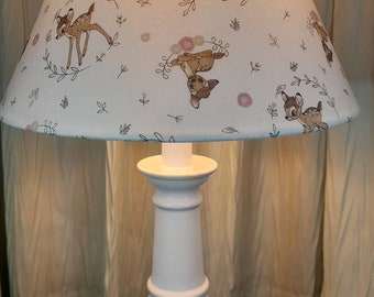 Bambi accent/nursery lamp, woodland baby deer lamp, Bambi table lamp, Bambi nursery decor, forest theme lamp, baby deer lamp, baby gift