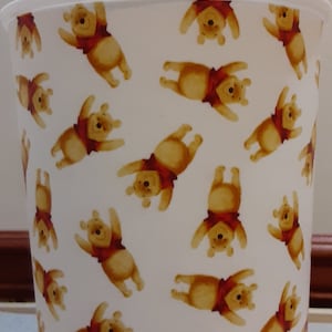 Winnie the Pooh nursery wastebasket/trashcan Pooh baby garbage can, Winnie the Pooh nursery storage, child woodland trashcan/wastebasket