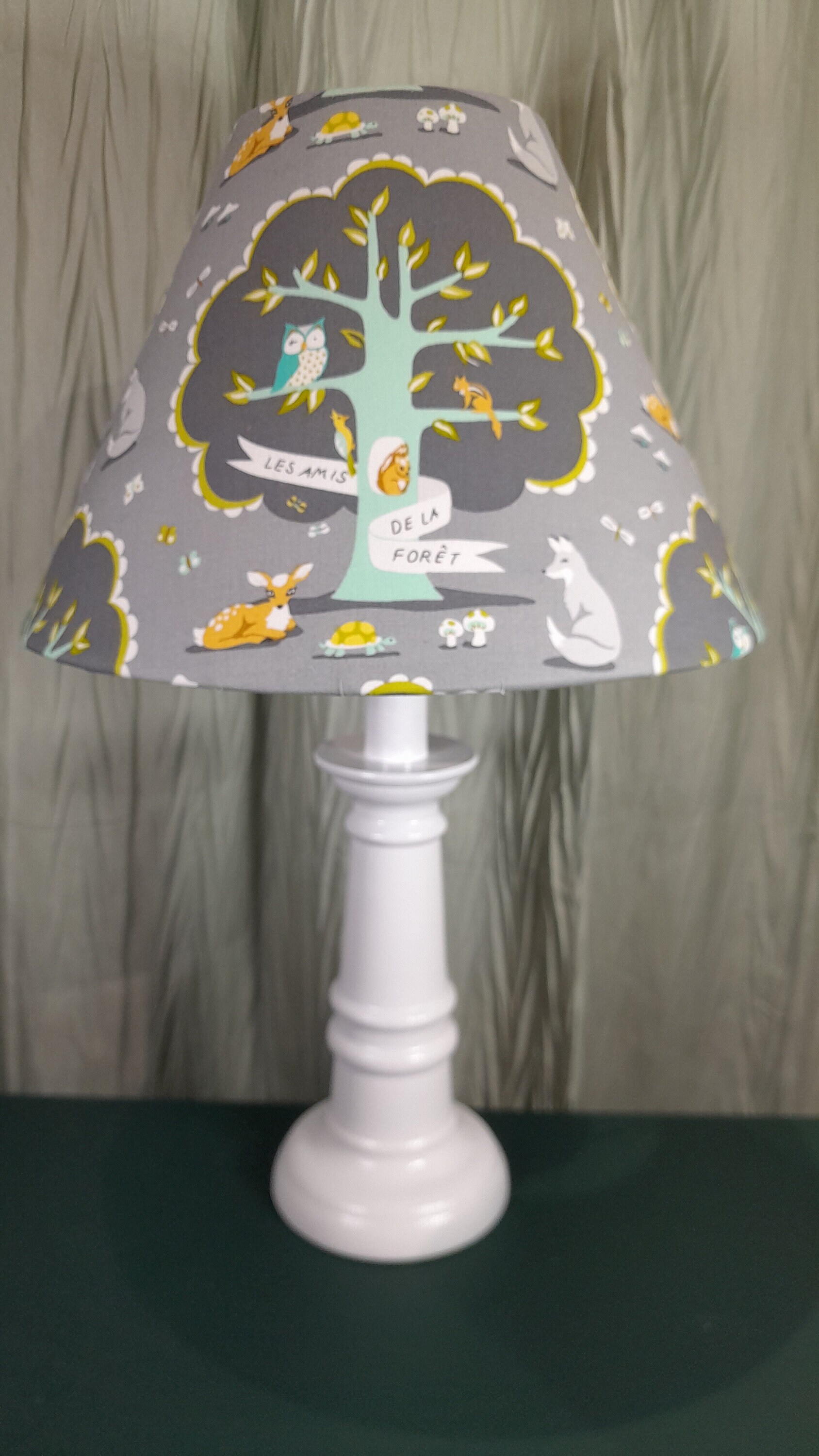 Woodland forest Nursery Lamp animals of the Forest Accent Lamp
