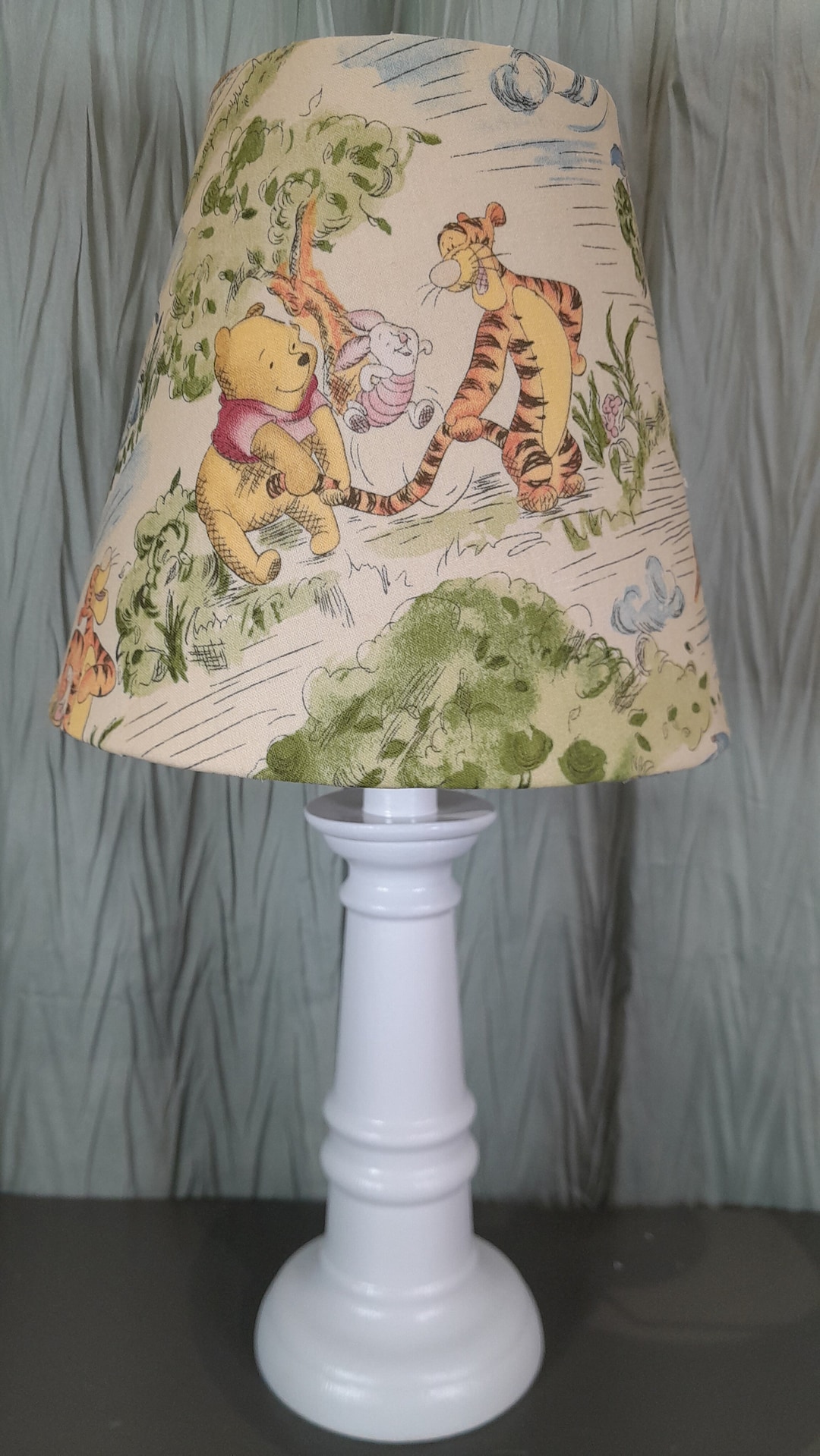 Winnie the Pooh Nursery / Accent Lamp, Pooh Tigger Eeyore Baby Lamp ...