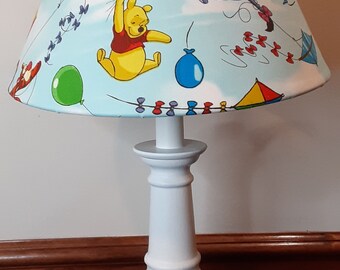 Winnie the Pooh nursery/accent lamp, Pooh ,Tigger, Eeyore, Piglet baby lamp,  Pooh, Tigger, Piglet, Eeyore child's table lamp, Bear lamp.