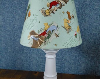 Classic Winnie the Pooh nursery/accent lamp, Pooh  Piglet baby lamp,  Tigger Eeyore Owl baby lamp, boy or girl Winnie the Pooh table lamp