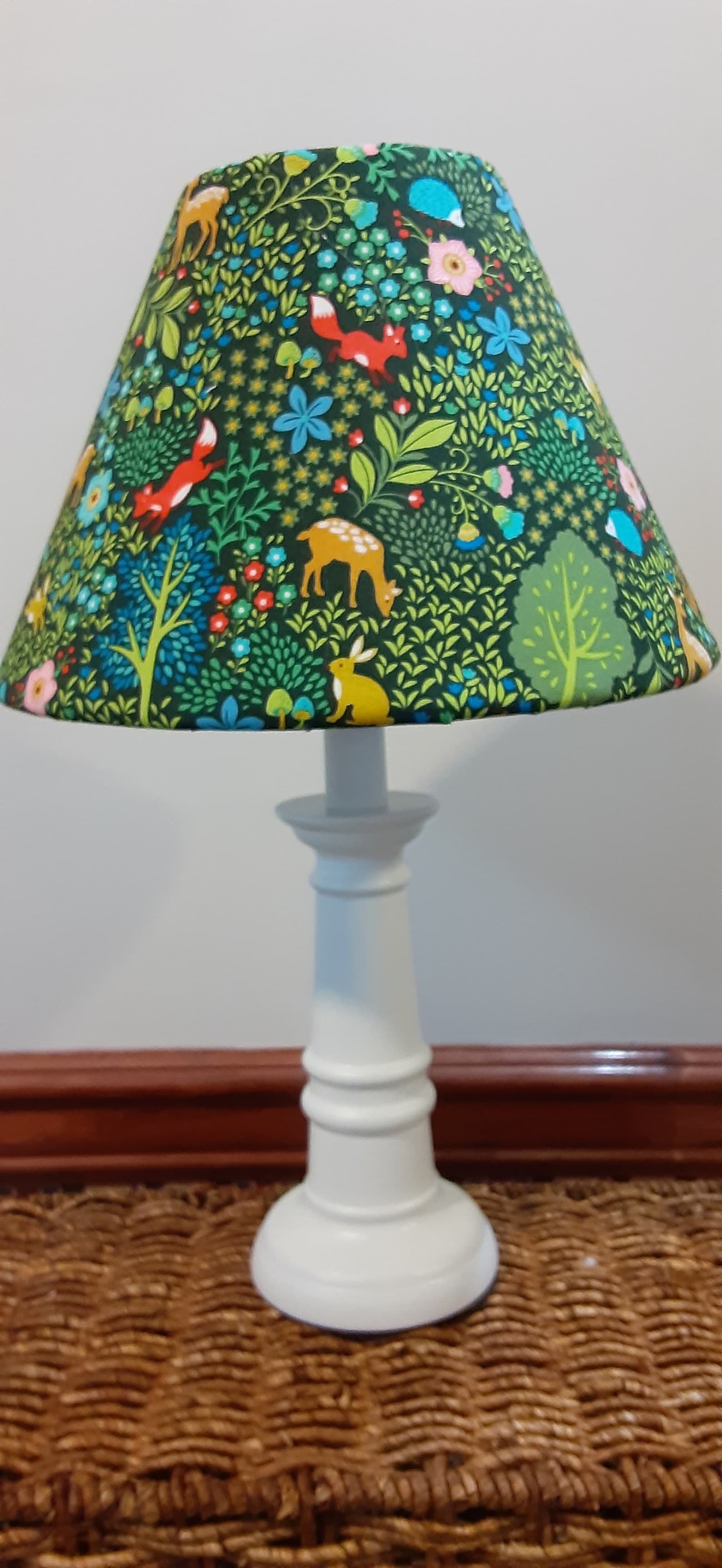 Woodland nursery lamp WOODLAND BEAUTY Etsy
