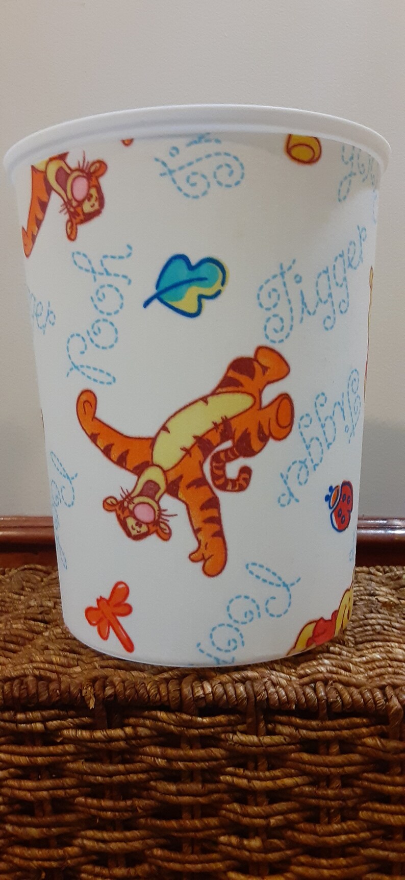 Winnie the Pooh Nursery Wastebasket / Trash Can Pooh Baby Etsy