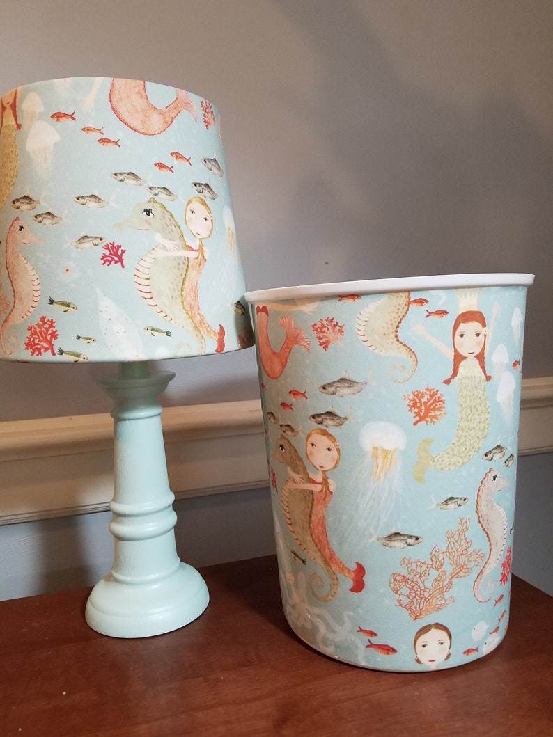 child/'s bedroom lamp seahore beach house lamp baby gift mermaid nurserychild/'s lamp baby mermaid lamp Mermaid accent lamp
