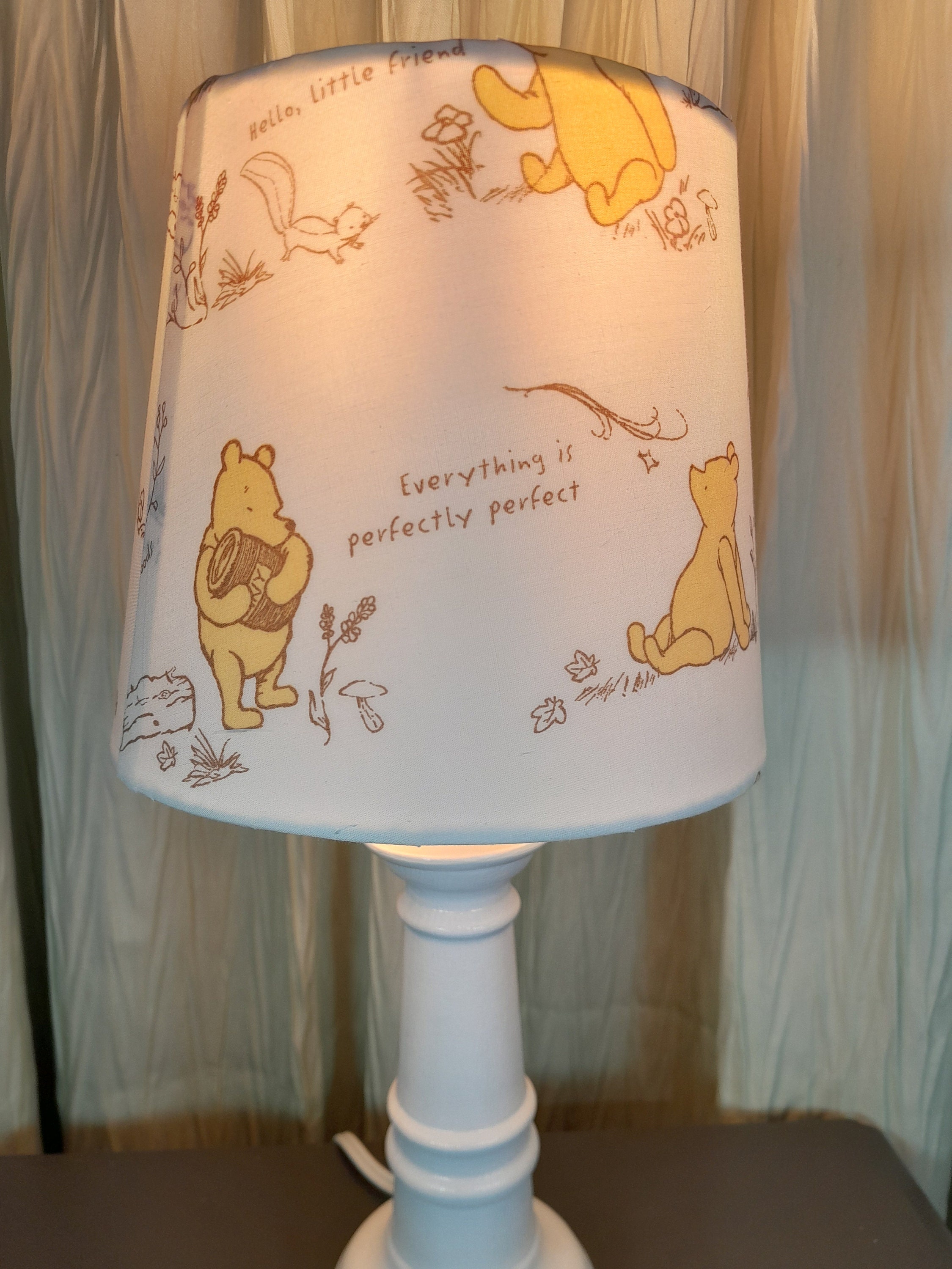 Winnie the Pooh Nursery/accent Lamp, Pooh Baby Lamp, Pooh Sweet
