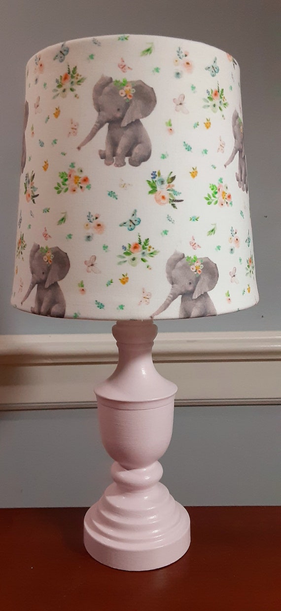 elephant nursery lamp