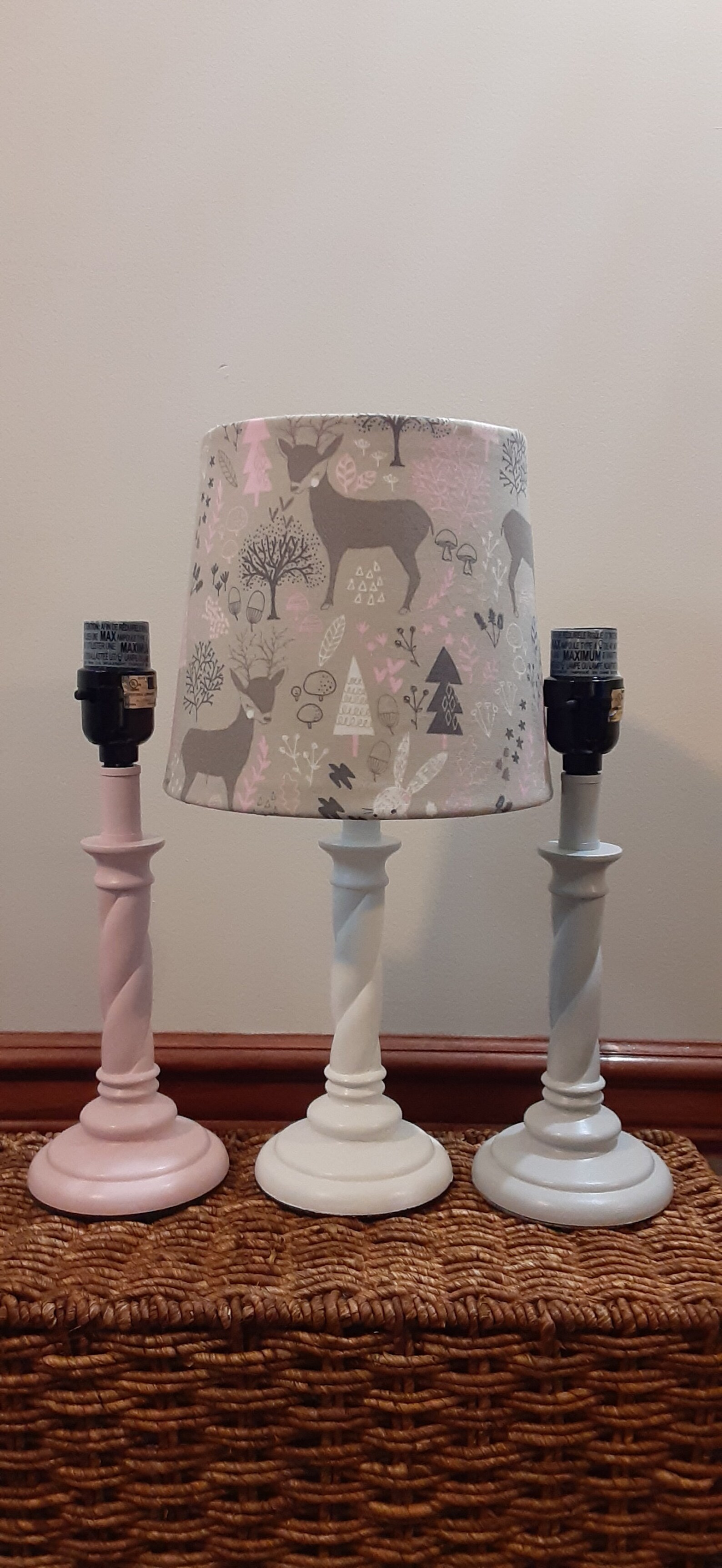 Woodland baby/nursery lamp deer accent/nursery lamp baby Etsy