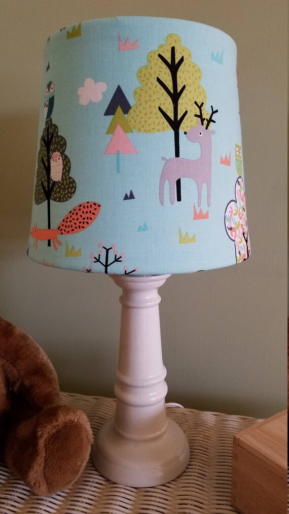 woodland lamp for nursery