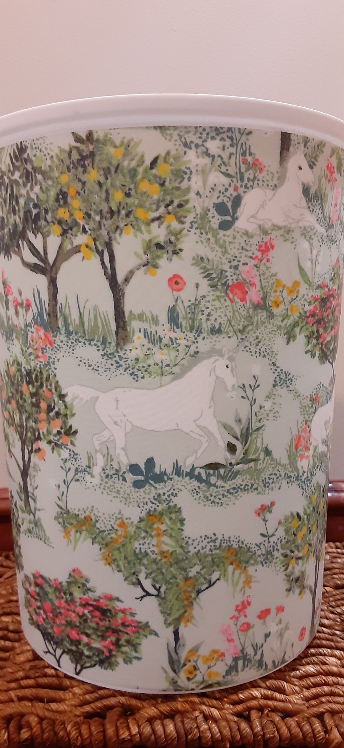 Nursery wastebasket unicorn trash can unicorn baby Etsy