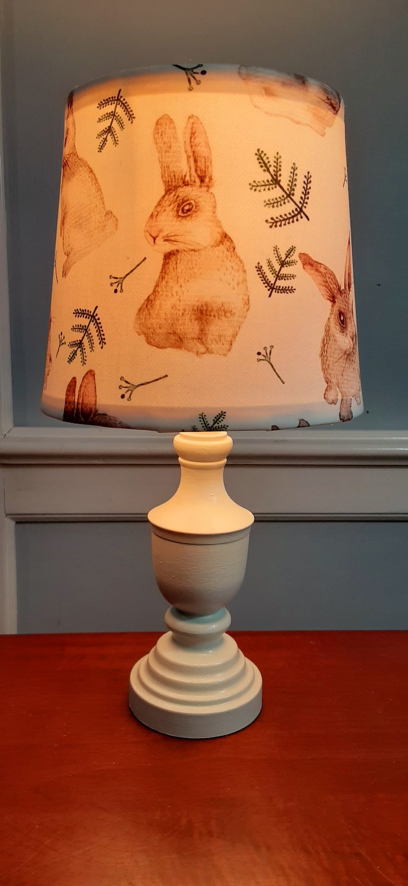 Bunny accent/ Nursery lamp Woodland Nursery lamp Etsy