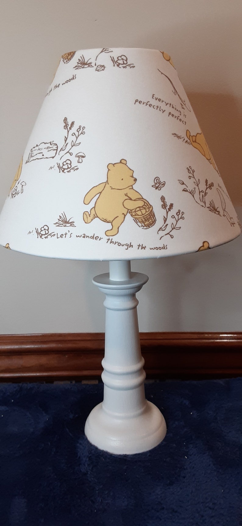 Winnie the Pooh Nursery/accent Lamp Pooh Baby Lamp Pooh | Etsy