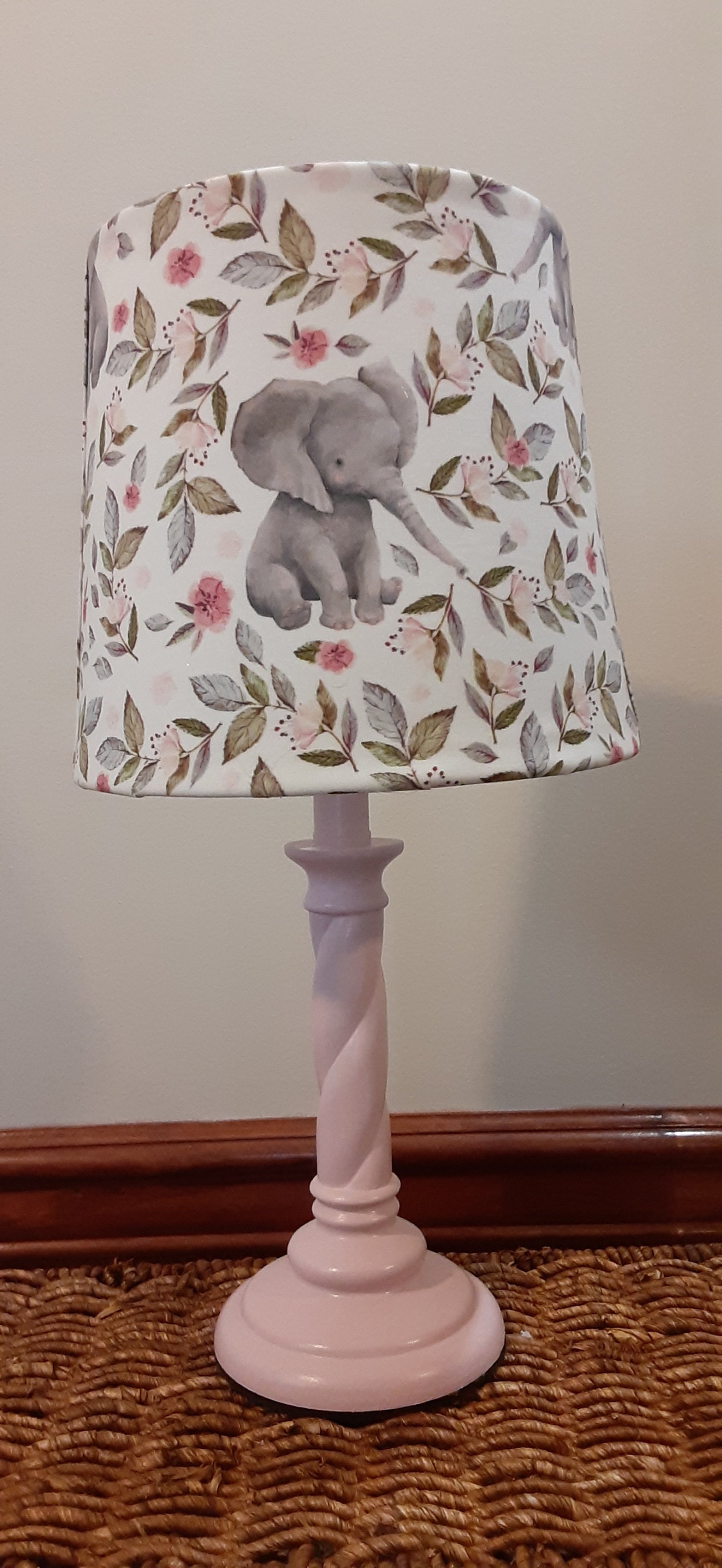 Boho baby elephant nursery lamp elephant nursery/accent lamp Etsy