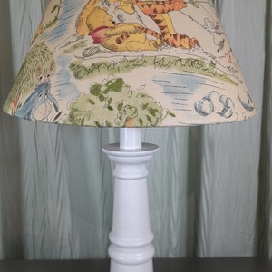 Winnie the Pooh Nursery/ accent lamp, Pooh Tigger Eeyore Baby lamp, Pooh Tigger Piglet child&#39;s table lamp, Bear nursery lamp, baby gift