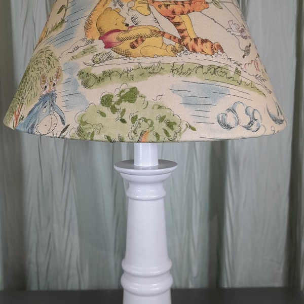 Winnie the Pooh Nursery/ accent lamp, Pooh Tigger Eeyore Baby lamp, Pooh Tigger Piglet child's table lamp, Bear nursery lamp, baby gift