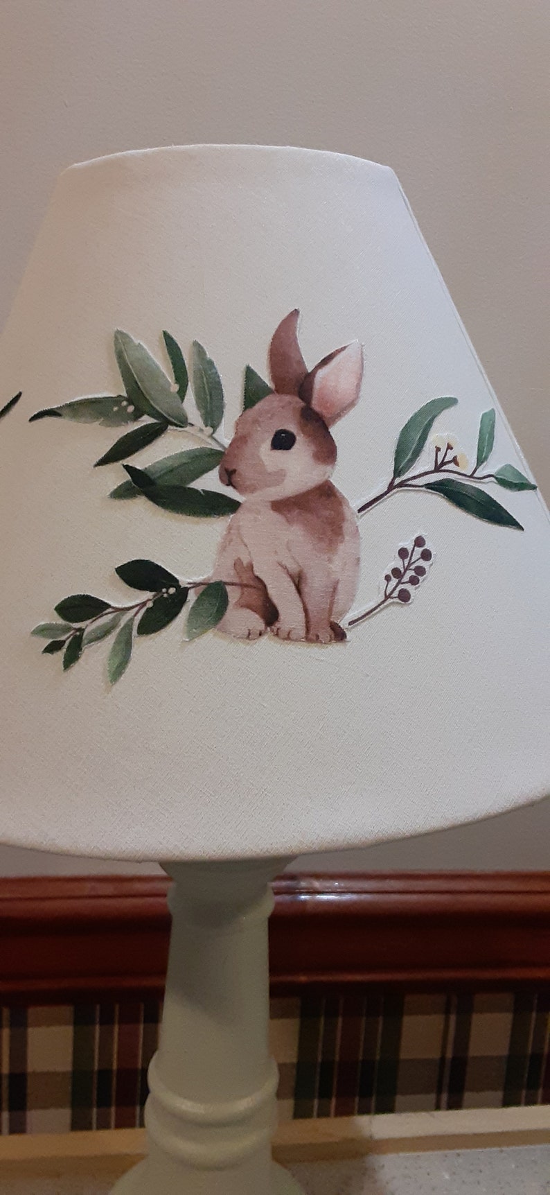 Bunny nursery/ accent lamp bunny baby lamp Woodland baby / Etsy