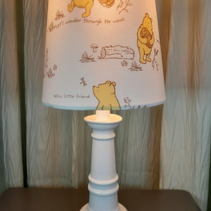 Winnie the Pooh Nursery/accent lamp, Pooh baby lamp, Pooh sweet things Woodland lamp, baby boy girl gift, Winnie the Pooh child lamp