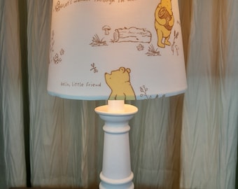 Winnie the Pooh Nursery/accent lamp, Pooh baby lamp, Pooh sweet things Woodland lamp, baby boy girl gift, Winnie the Pooh child lamp