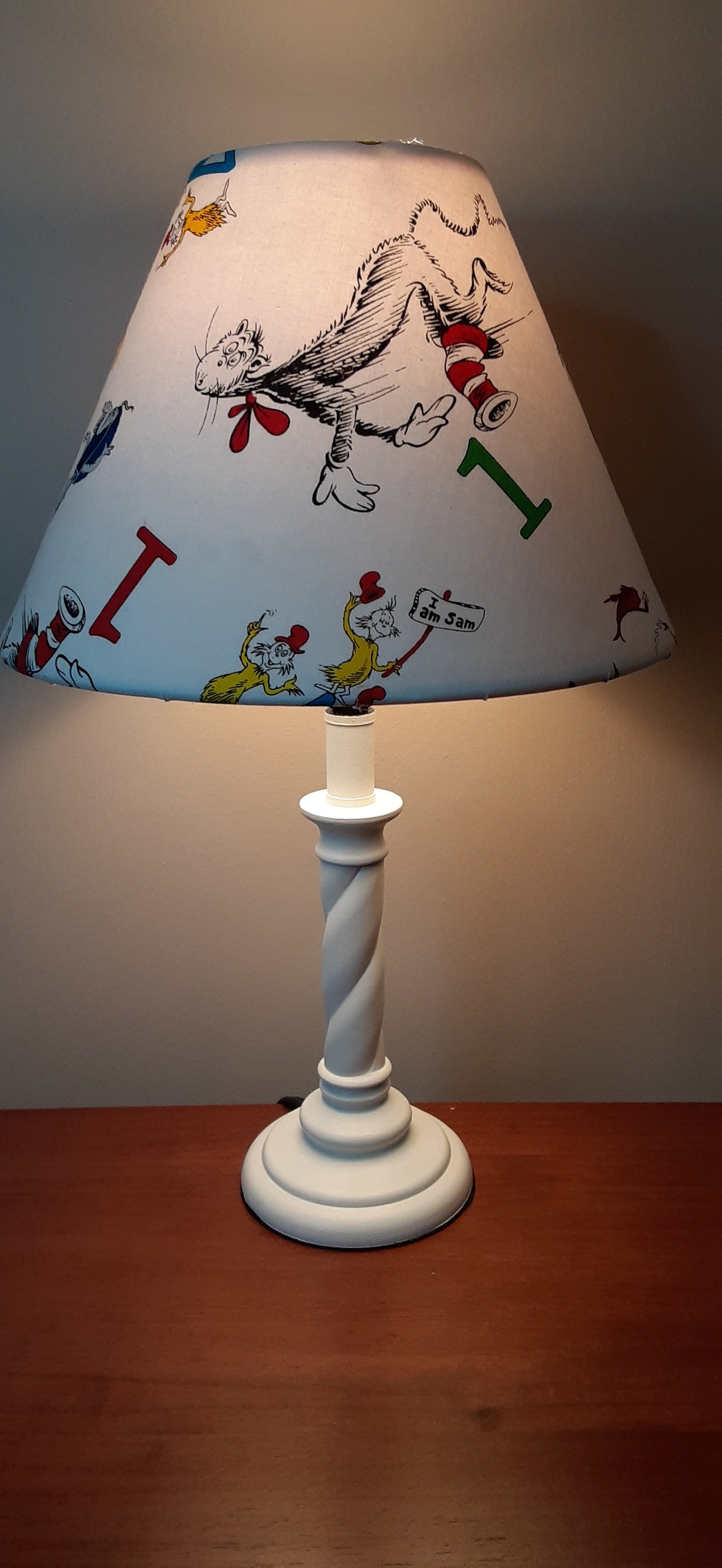 Dr. Seus Accent / Nursery Lamp Dr Seuss Numbers Baby / Child | Etsy