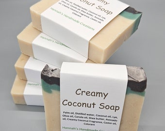 Creamy Coconut Soap - 5 pack