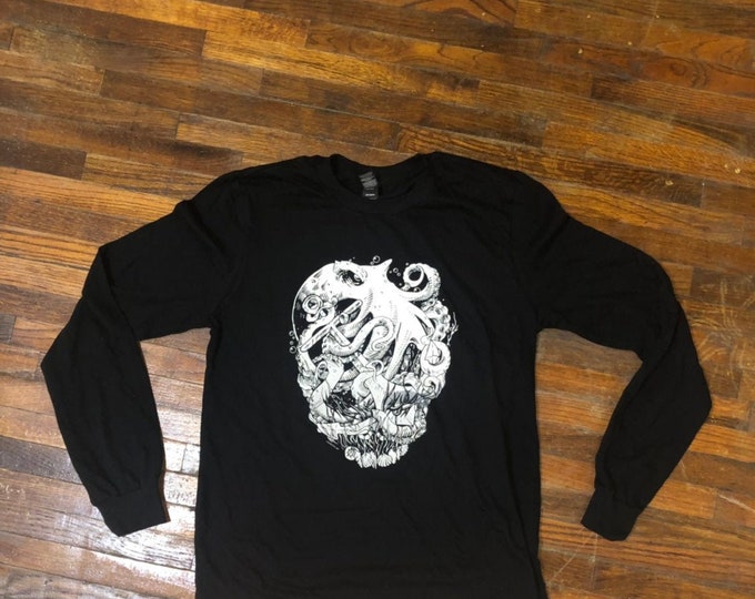 Lost sailor Kraken Finale Long Sleeve GD LiveGrateful inspired Dead lot shirt