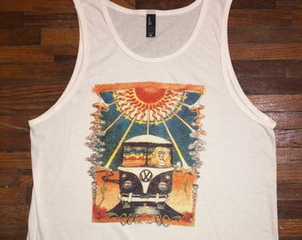Touring hippy tank Dead inspired lot Tank top mens