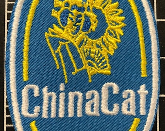 China Cat Sunflower Iron ON Patch. Inspired By the Grateful Dead Song PatchMafia.com