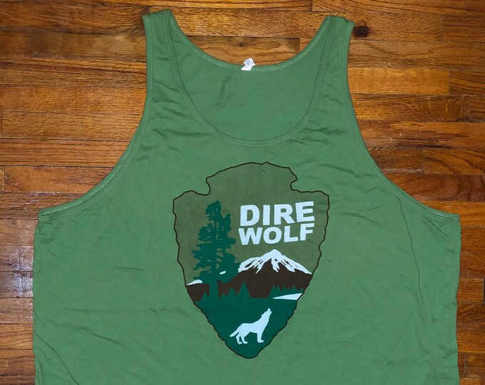 Dire Wolf Tank top Grateful Dead Inspired