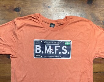 B.M.F.S Tennessee Plate Billy Strings Shirt, Very High End, High Quality Tour Shirt