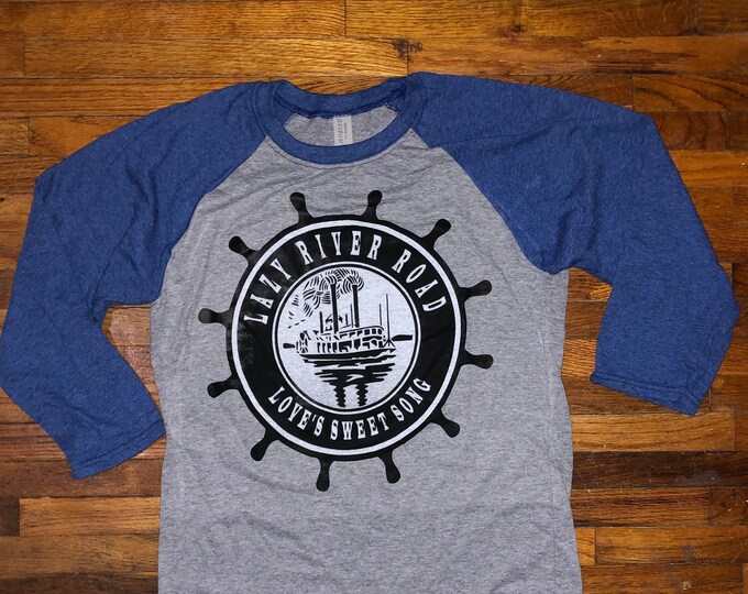 LAZY RIVER ROAD inspired Dead Baseball shirt