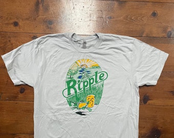 RIPPLE Grateful Dead Inspired short sleeve Shirt Grateful Dead AUTHENTIC tour LOT Shirt